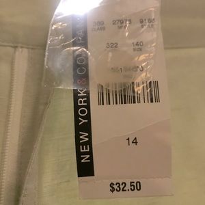 Minty green Linen slacks Never worn